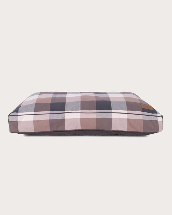 BLOCK PLAID PET BED - NAPPER